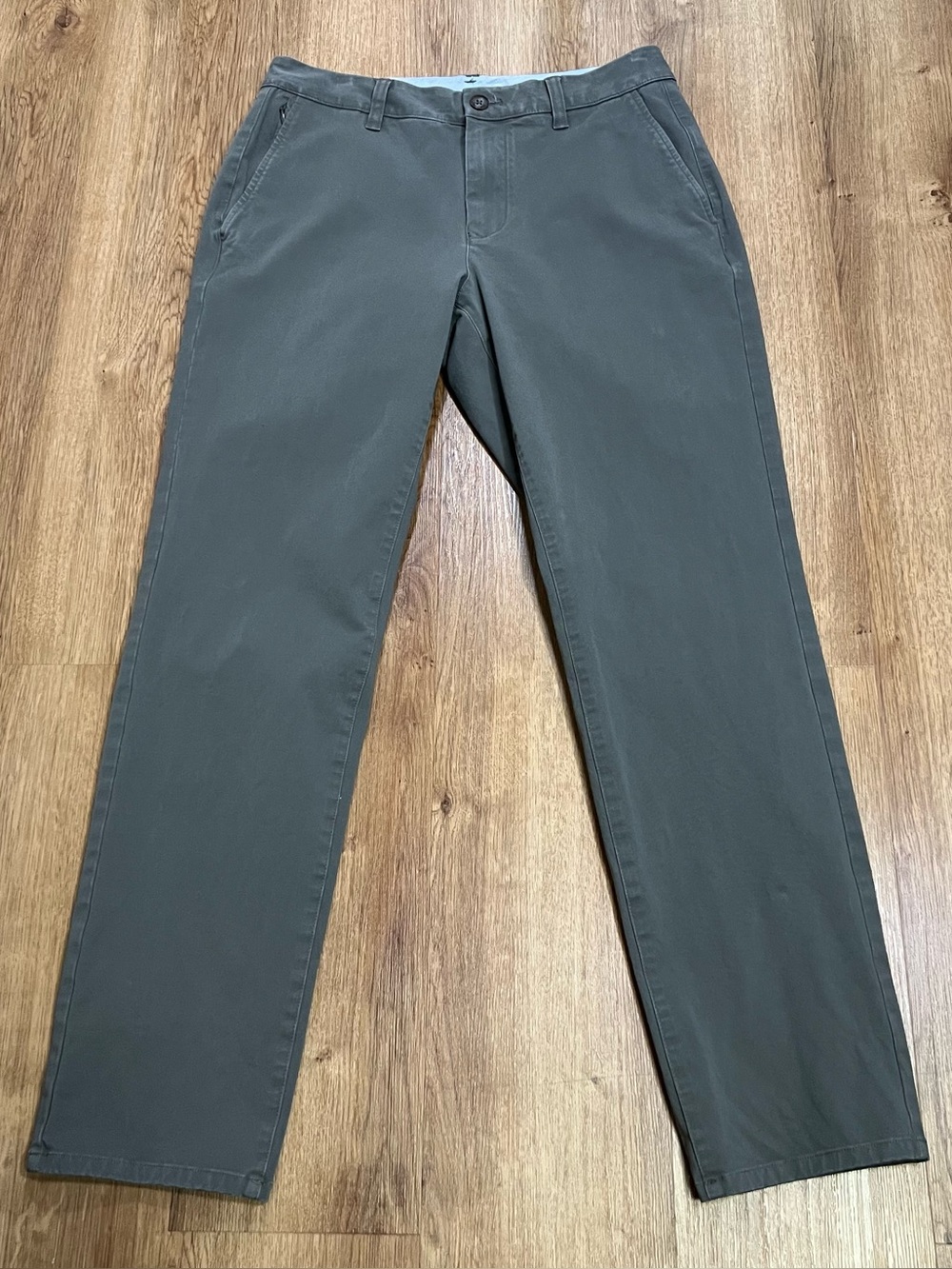 Bonobos Athletic Fit 4-Way Stretch Chino Pants Gray 30x30